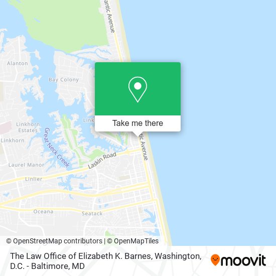 Mapa de The Law Office of Elizabeth K. Barnes