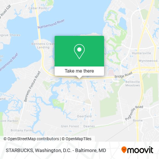 STARBUCKS map