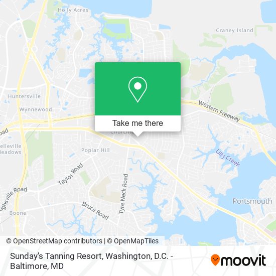 Mapa de Sunday's Tanning Resort