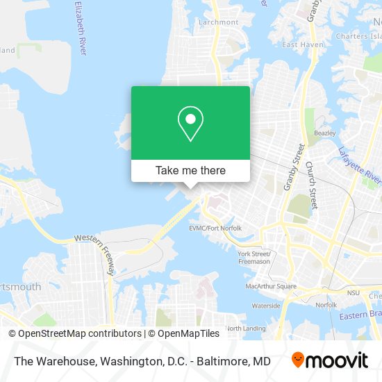 The Warehouse map