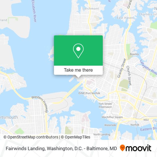 Mapa de Fairwinds Landing