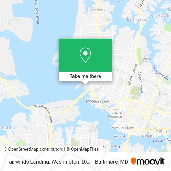 Fairwinds Landing map