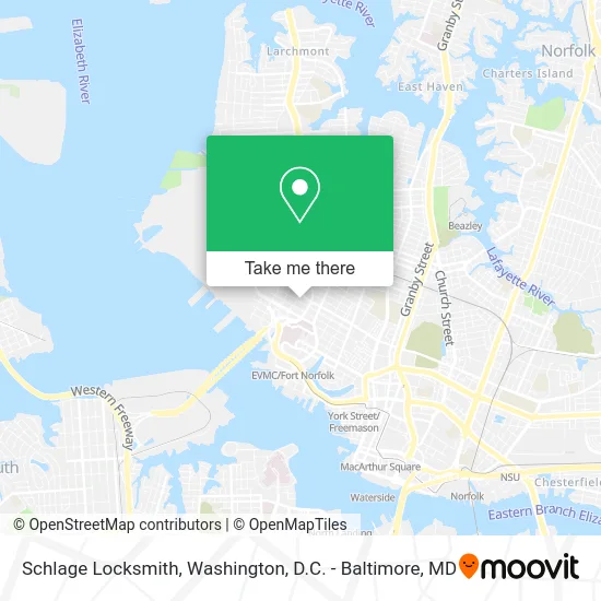 Schlage Locksmith map
