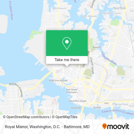 Royal Manor map