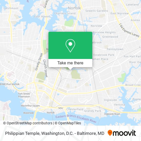 Philippian Temple map