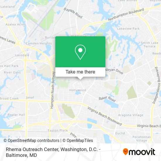 Rhema Outreach Center map