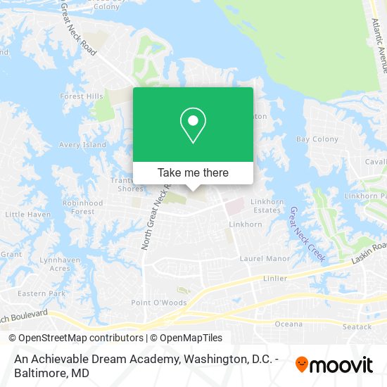 An Achievable Dream Academy map