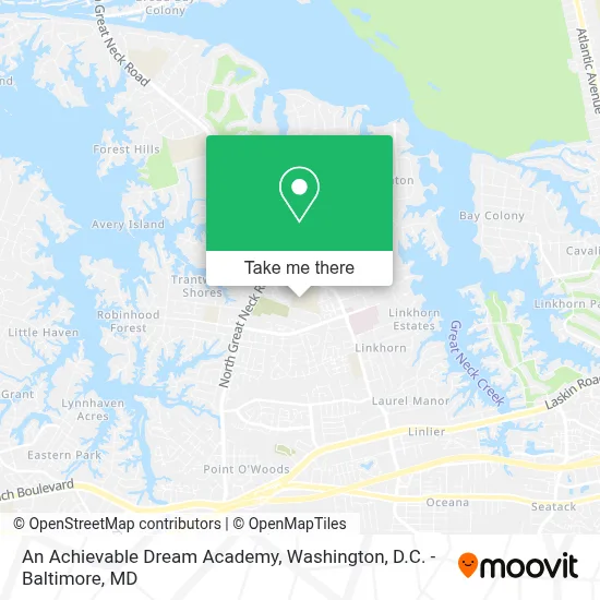 An Achievable Dream Academy map