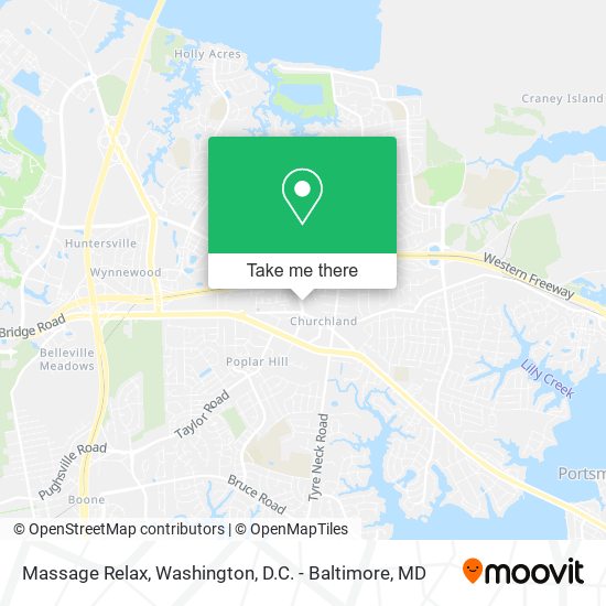 Massage Relax map