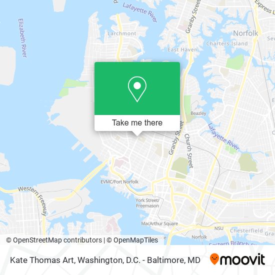 Kate Thomas Art map