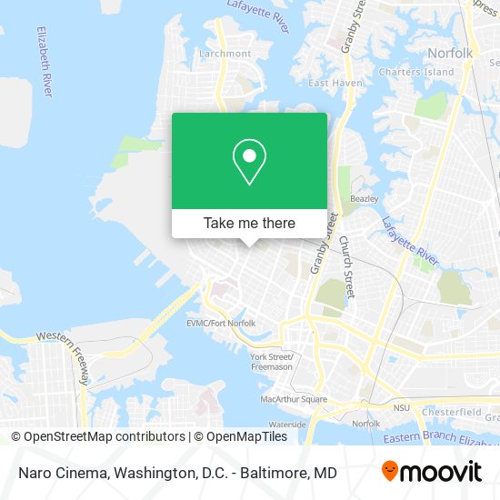Naro Cinema map