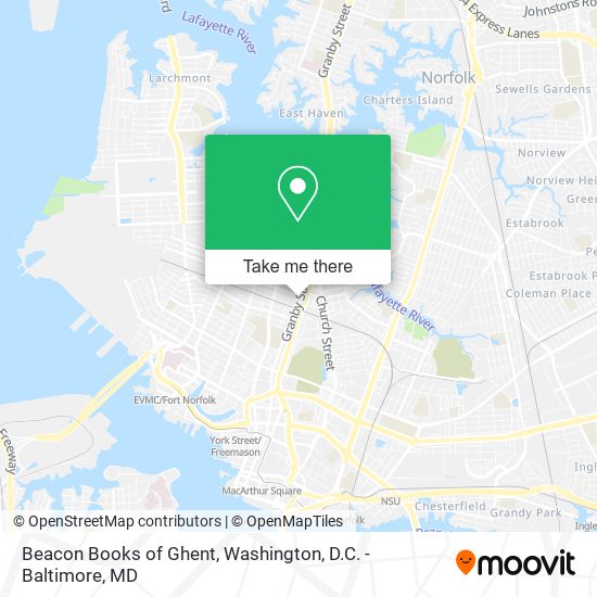 Mapa de Beacon Books of Ghent