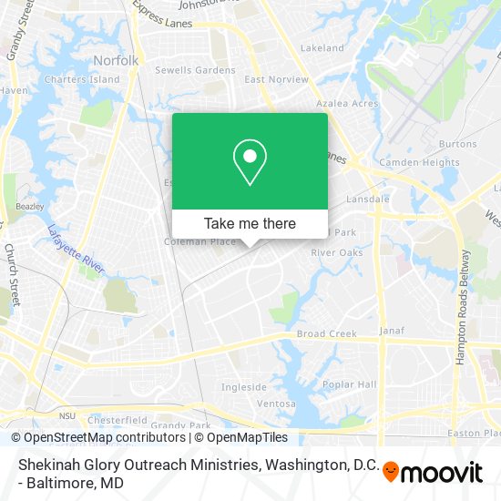 Shekinah Glory Outreach Ministries map