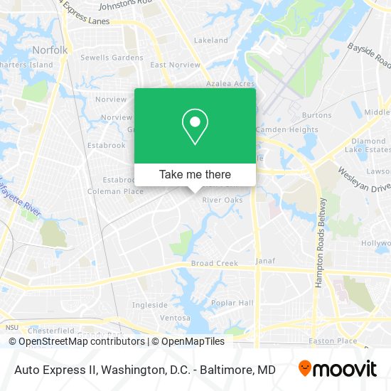 Auto Express II map