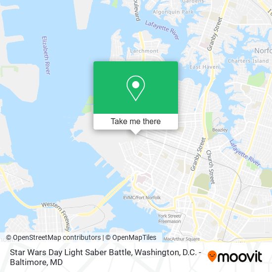 Star Wars Day Light Saber Battle map