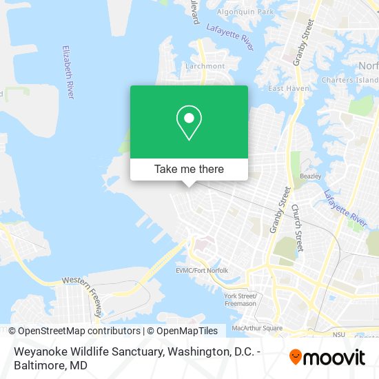 Mapa de Weyanoke Wildlife Sanctuary