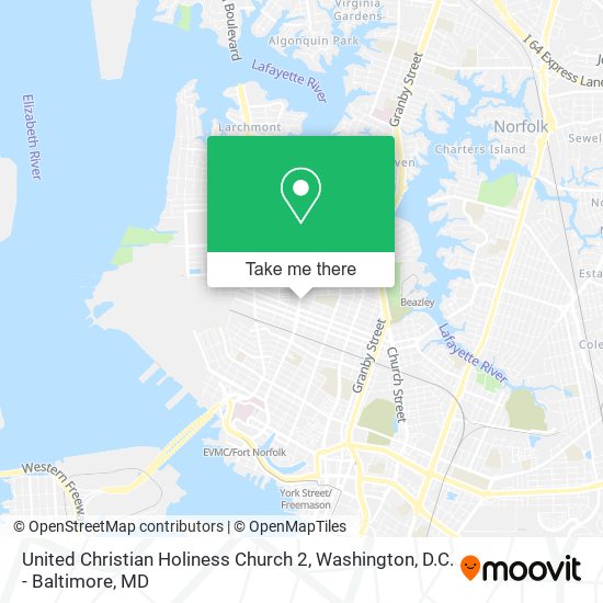 Mapa de United Christian Holiness Church 2