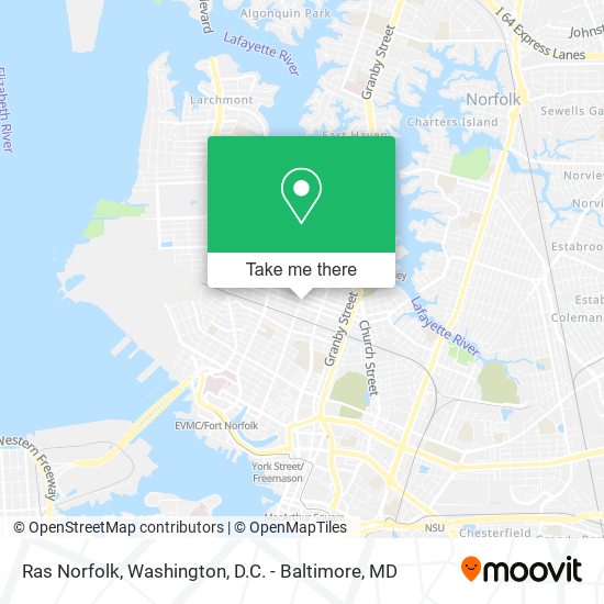 Mapa de Ras Norfolk