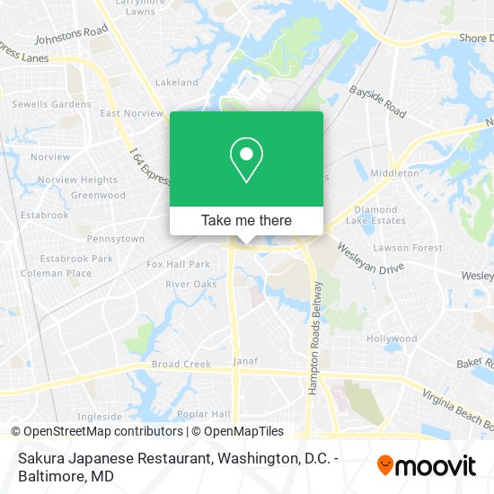 Sakura Japanese Restaurant map