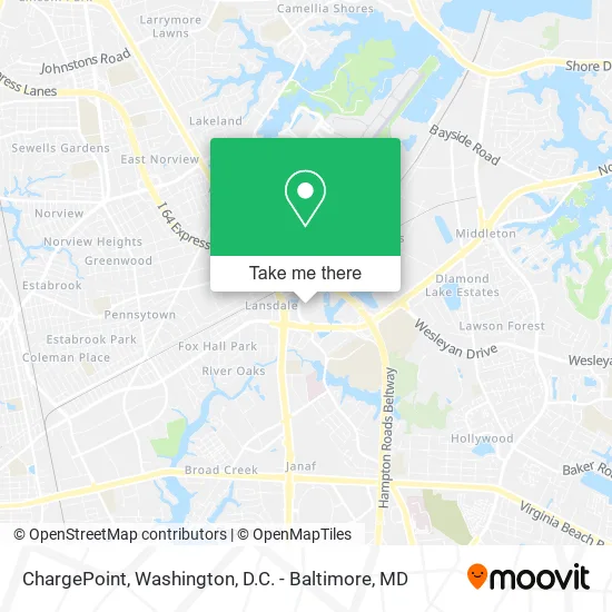 ChargePoint map