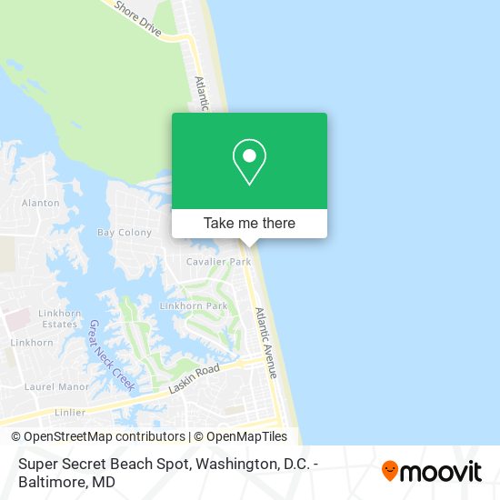 Mapa de Super Secret Beach Spot