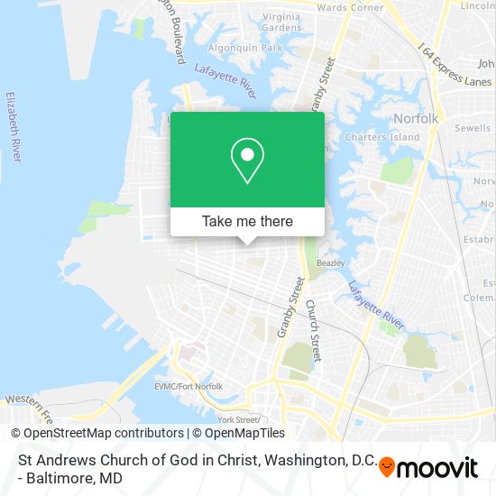 St Andrews Church of God in Christ map