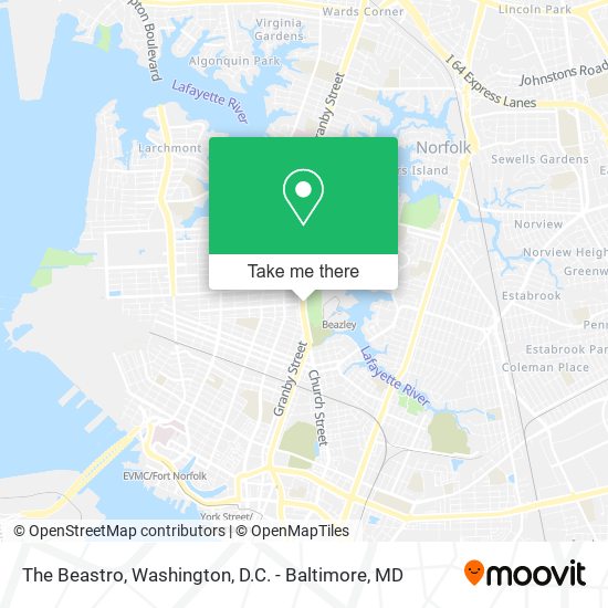 The Beastro map