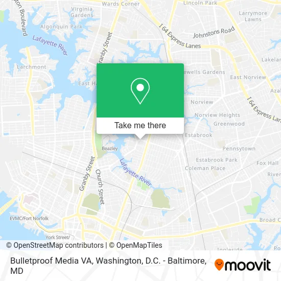 Bulletproof Media VA map