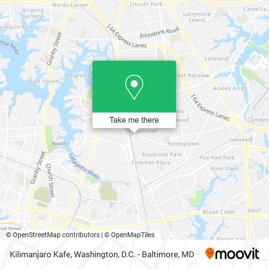 Kilimanjaro Kafe map