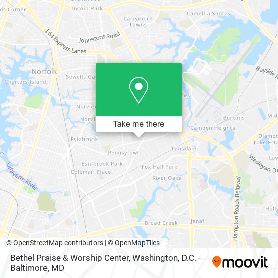 Bethel Praise & Worship Center map