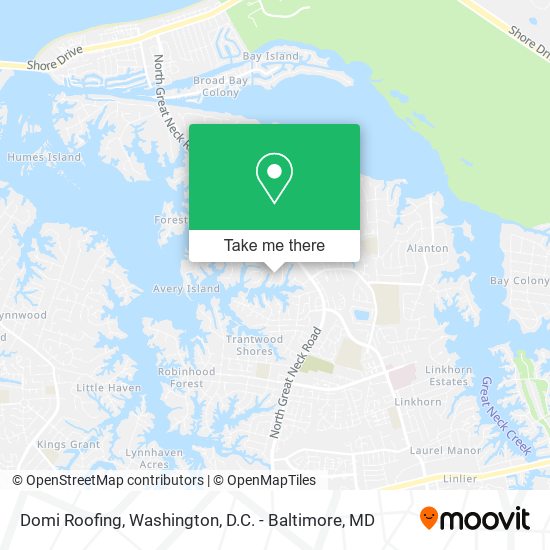 Domi Roofing map
