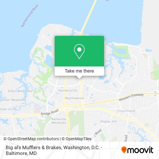 Mapa de Big al's Mufflers & Brakes