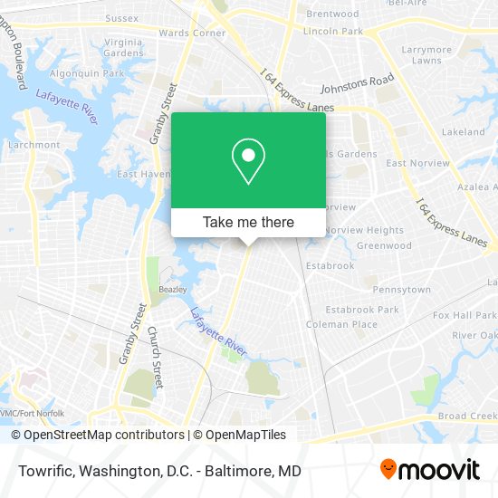 Towrific map