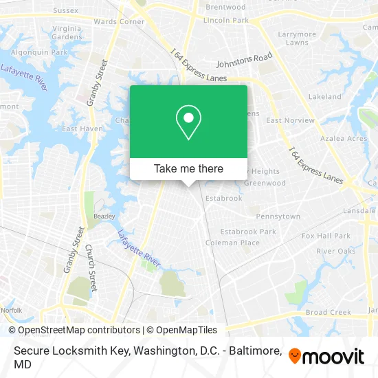 Secure Locksmith Key map