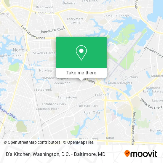 D's Kitchen map
