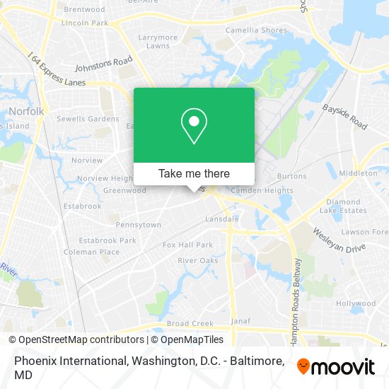 Phoenix International map