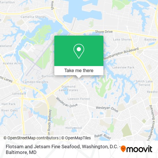 Mapa de Flotsam and Jetsam Fine Seafood