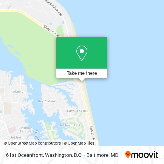 61st Oceanfront map
