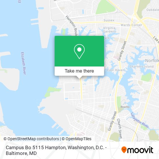 Mapa de Campus Bo 5115 Hampton