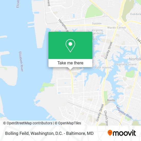 Mapa de Bolling Feild