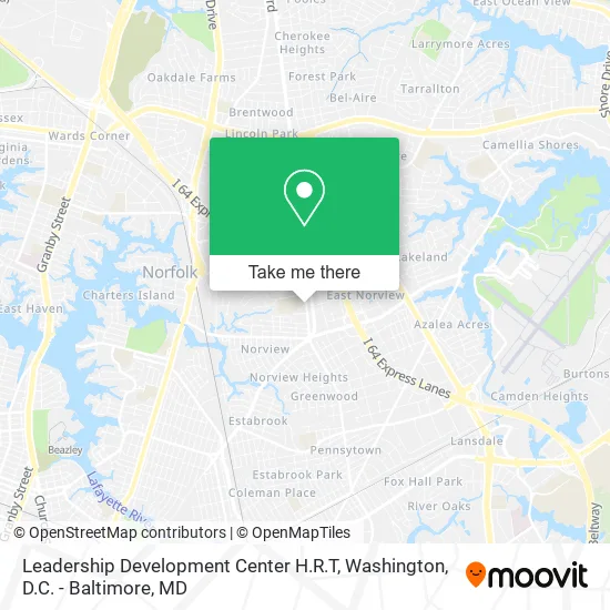 Mapa de Leadership Development Center H.R.T