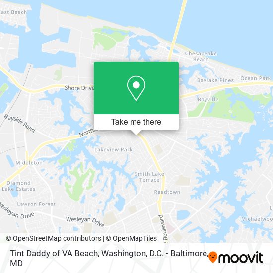 Tint Daddy of VA Beach map