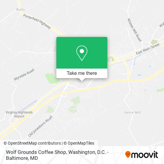 Wolf Grounds Coffee Shop map
