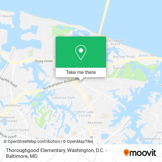 Thoroughgood Elementary map