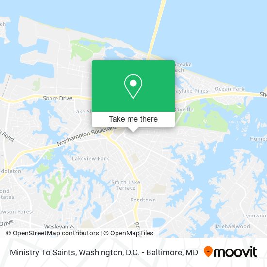 Ministry To Saints map
