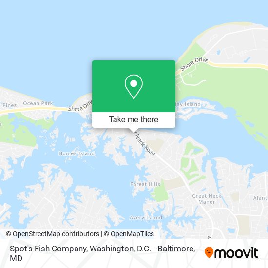 Spot's Fish Company map