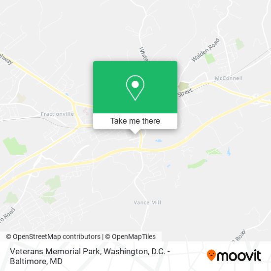 Veterans Memorial Park map