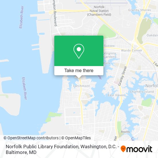 Norfolk Public Library Foundation map