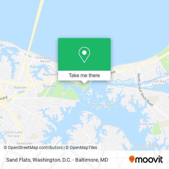Mapa de Sand Flats