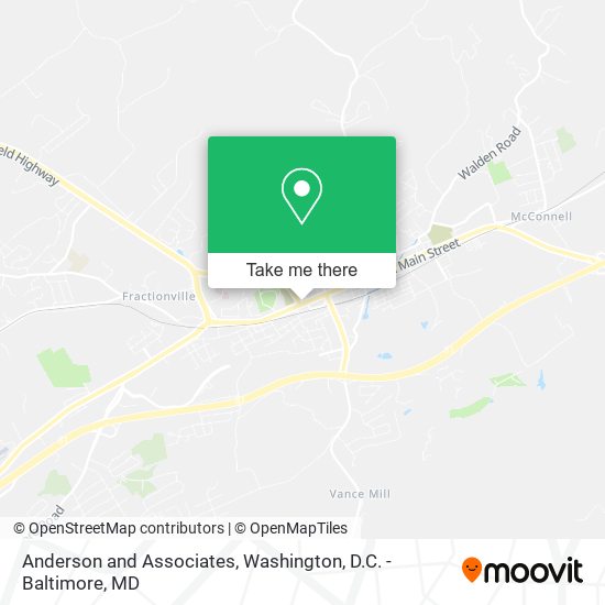 Anderson and Associates map